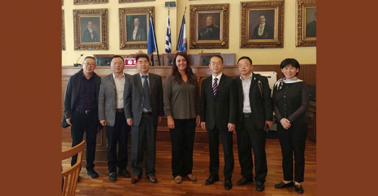 Επίσκεψη Κινέζικης αντιπροσωπείας από την Επαρχιακή Επιτροπή Anhui στο Δημαρχείο Πειραιά