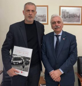Συνάντηση Δημάρχου Πειραιά Γιάννη Μώραλη με τον Πρόεδρο του Ελληνικού Ερυθρού Σταυρού Αντώνη Αυγερινό