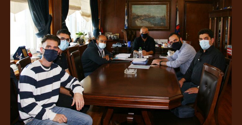 Συνάντηση Δημάρχου Πειραιά Γιάννη Μώραλη με τον Πρόεδρο του παραρτήματος Δυτικής Αττικής της Αρμενικής Εθνικής Επιτροπής Ελλάδος