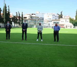Ο Δήμος Πειραιά παρέλαβε το ανακαινισμένο γήπεδο ποδοσφαίρου του Αγίου Διονυσίου