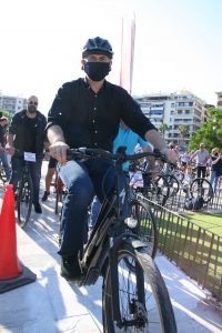Ποδηλατοβόλτα στον Πειραιά δίπλα στη θάλασσα  για την Παγκόσμια Ημέρα Ποδηλάτου