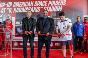 Εγκαίνια  του «American Space Piraeus Pop-Up» στο «Γ. Καραϊσκάκης»