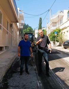 Νέες ασφαλτοστρώσεις σε δρόμους της Β΄ Δημοτικής  Κοινότητας από τον Δήμο Πειραιά